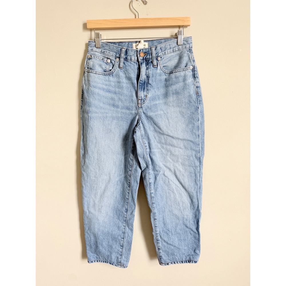 Madewell The Slouchy Boyjean Light Wash Relaxed Fit Denim Jeans Size 25